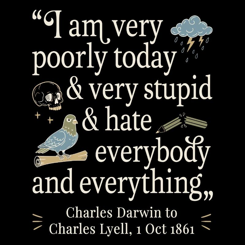 Charles Darwin Lustiges Zitat