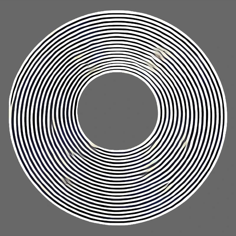 Conception minimaliste abstraite de lignes de cercle