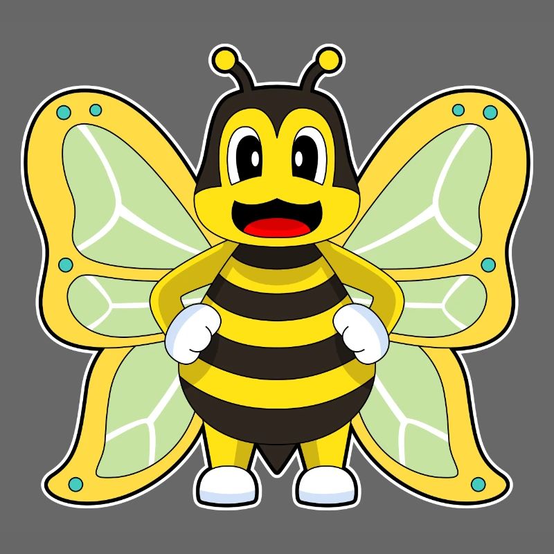 Abeille papillon