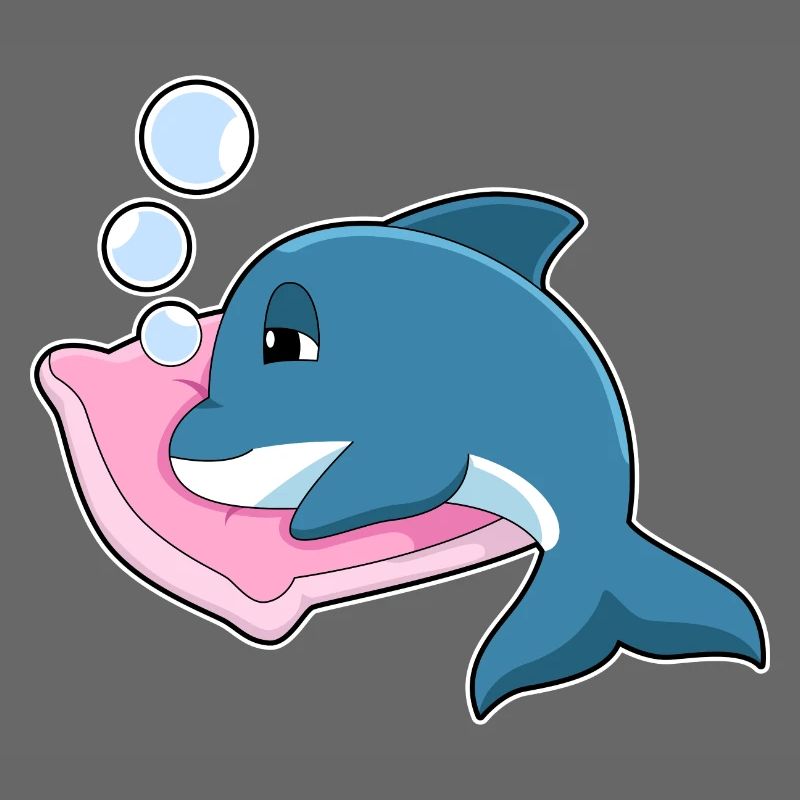 Dolphin Sleeping Pillow