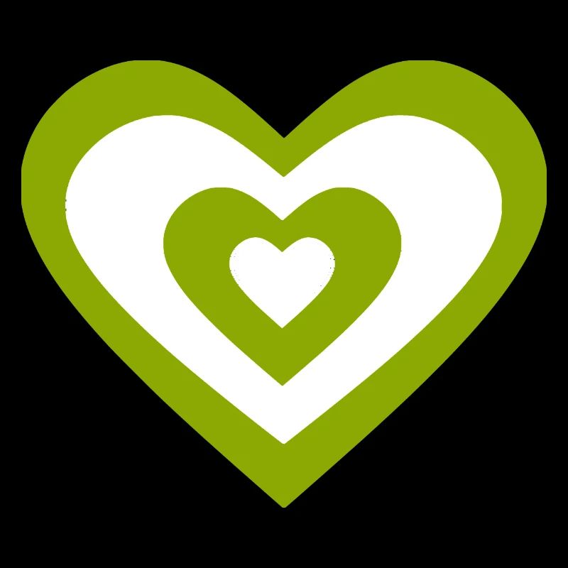 green heart green hearts couples gift