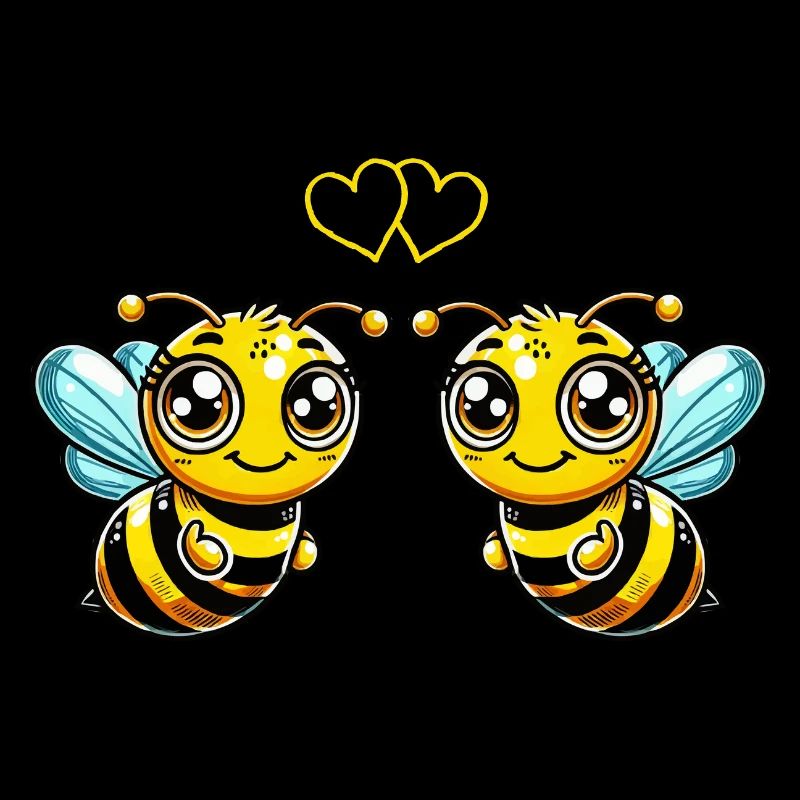 Abeille Dessin Animé Bande Dessinée Amour