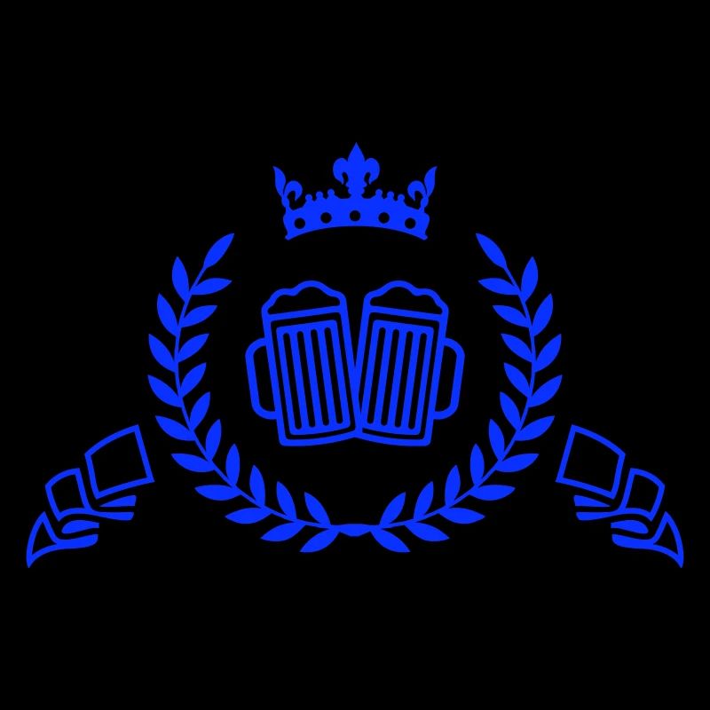 Royal beer mug with crown