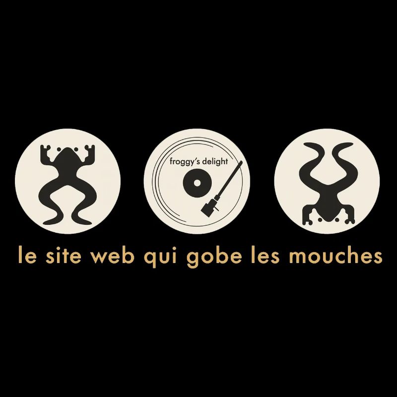 Frog DJ Circle Abzeichen