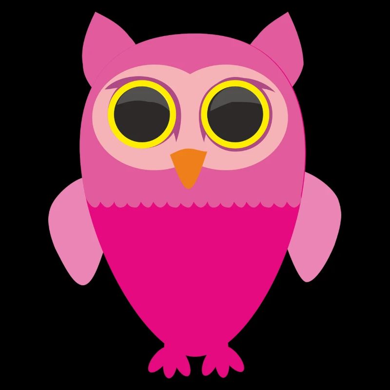 Chouette rose