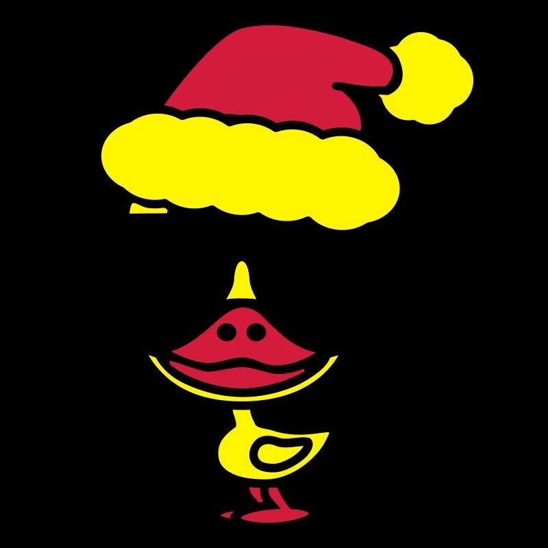Coole Ente Weihnachten mit Sonnenbrille