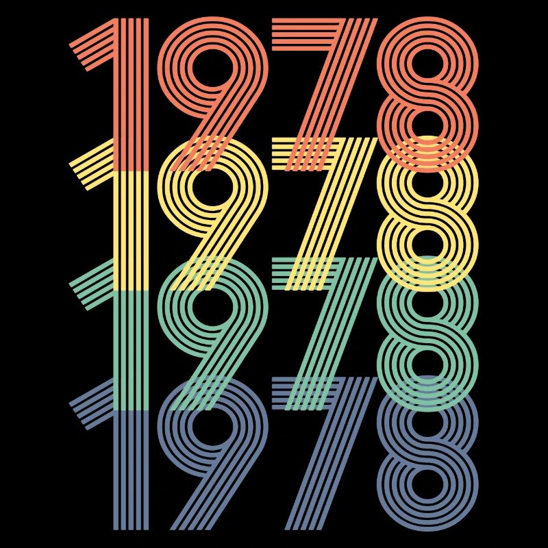 Cool Retro 1978, 44 ans, cadeau de 44e anniversaire