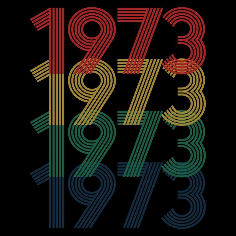 Cool Retro 1973, 50 ans, cadeau de 50e anniversaire