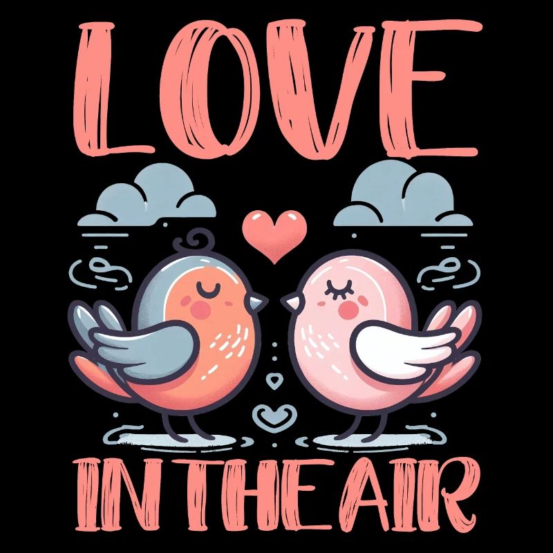 OISEAUX MIGNONS ROMANTIQUES : L’AMOUR DANS L’AIR