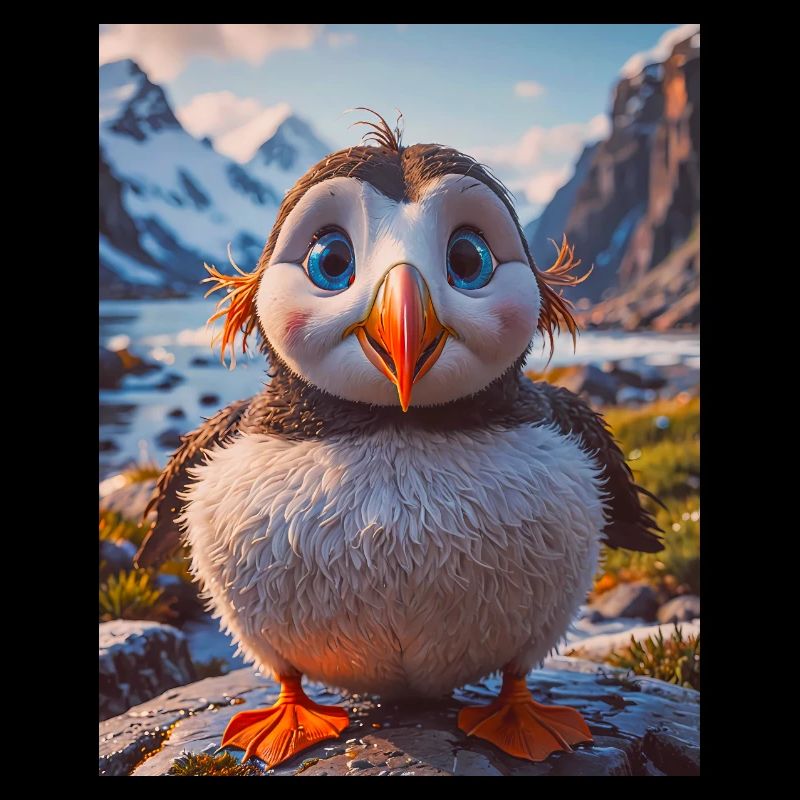 Oiseaux super mignons – Puffin
