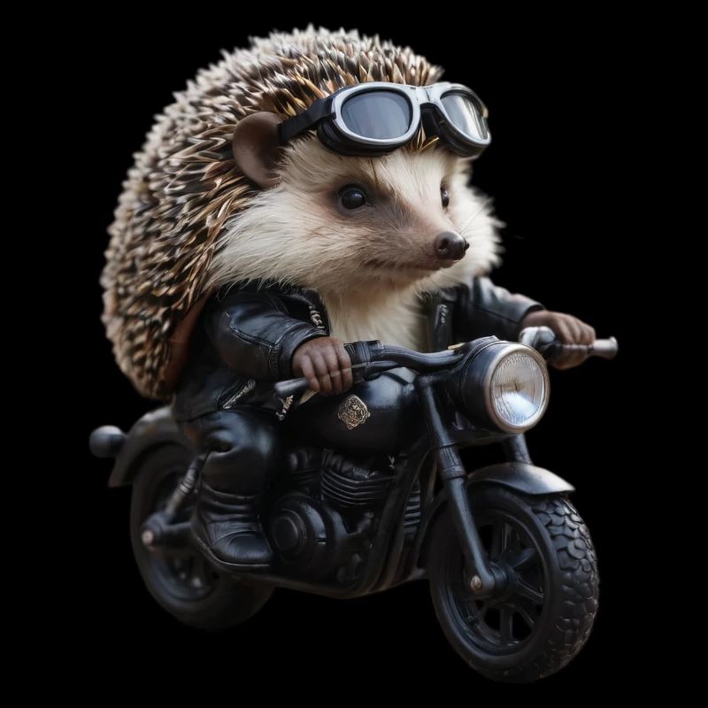 Herisson motard