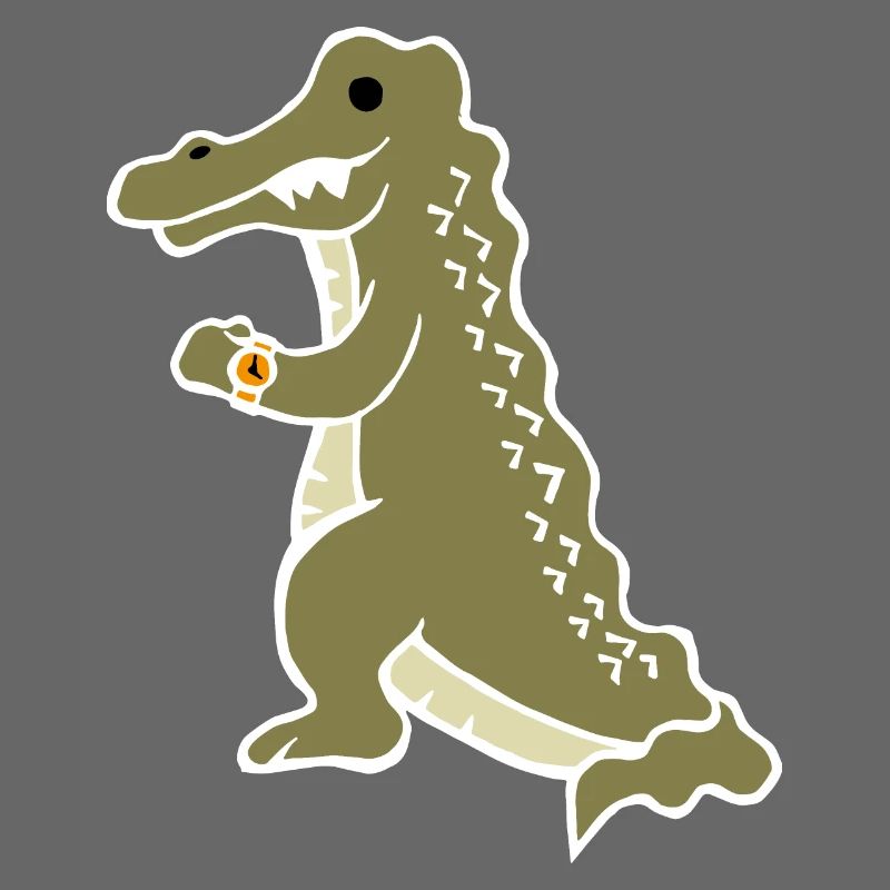 Funny & Cute Later Alligator (pas de texte)