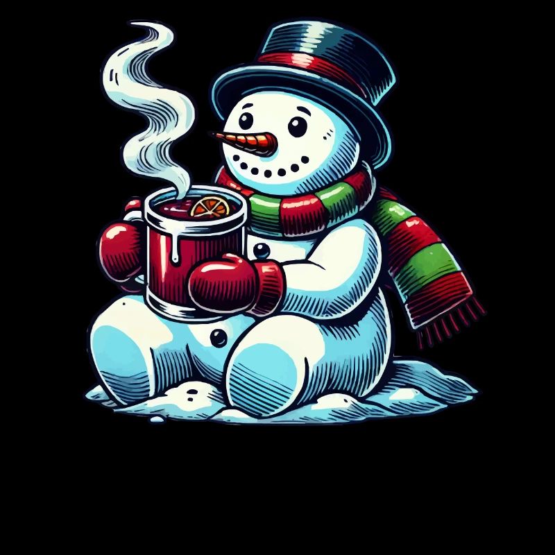 Schneemann Hello Winter