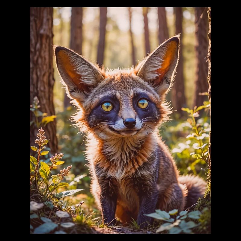 super cute african animals– Bat-eared Fox