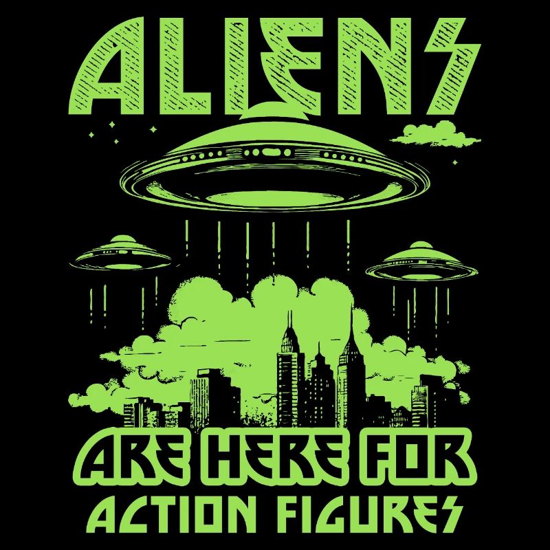 Aliens Are Here For Action Figures UFO City