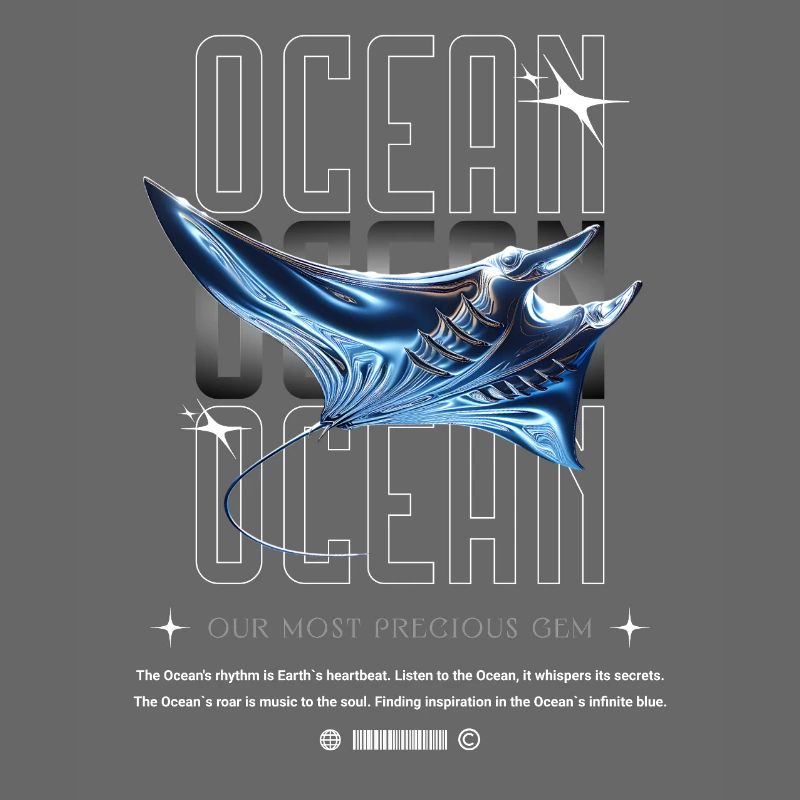 Ocean Manta Kostbarer Schatz