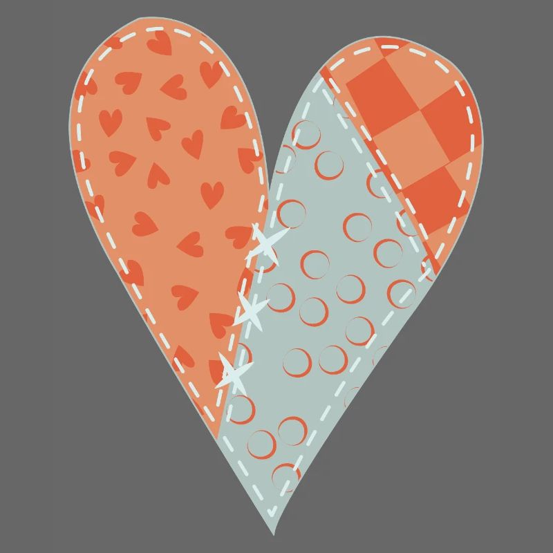 Patchwork Herz Nr. 12