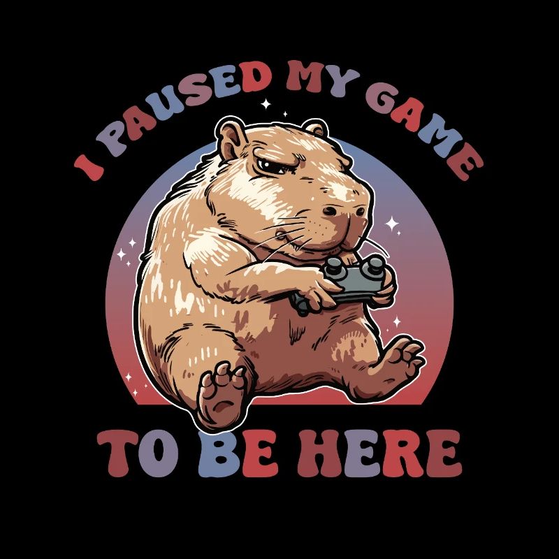 Capybara Gaming J’ai mis mon jeu en pause