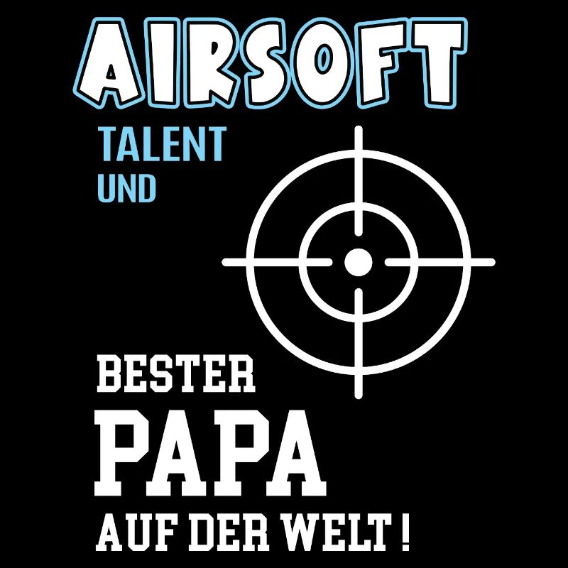 Airsoft Bester Papa Vater Airsoftspiel Geburtstag