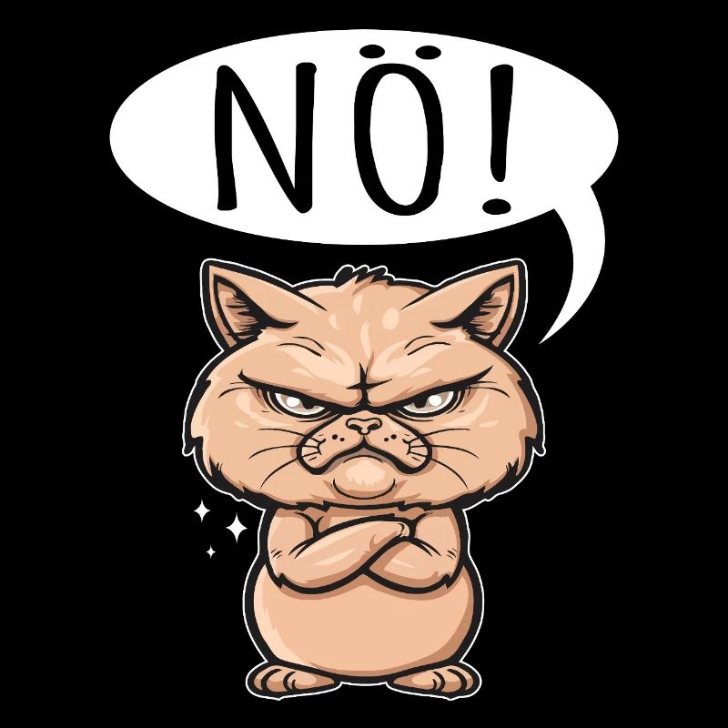 Quelque chose comme non - le chat dit non