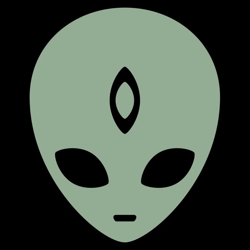 Alien Third Eye Minimalist