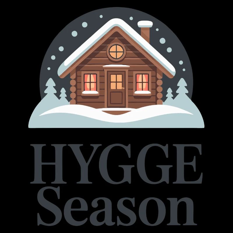 Saison du Hygge Cabine d’hiver douillette Style de vie danois