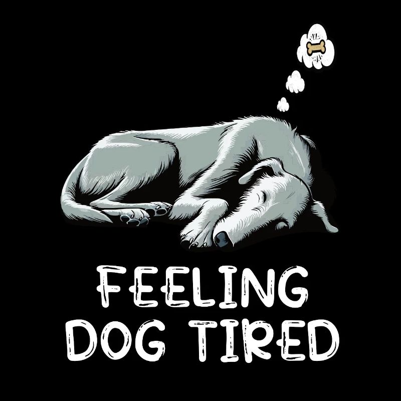 Feeling Dog Tired Irischer Wolfshund Wolfshunde