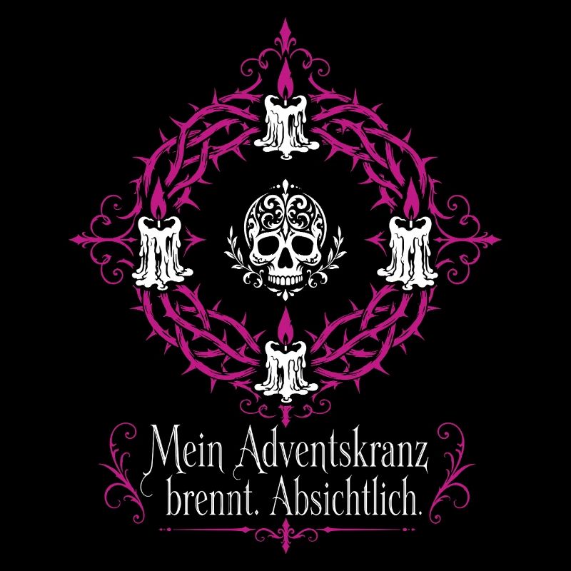 Adventskranz brennt absichtlich — Gothmas