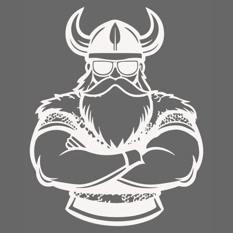 Kraft viking à bras croisés