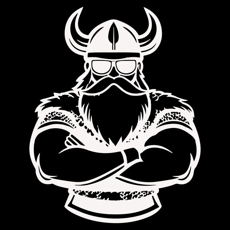 Kraft viking à bras croisés