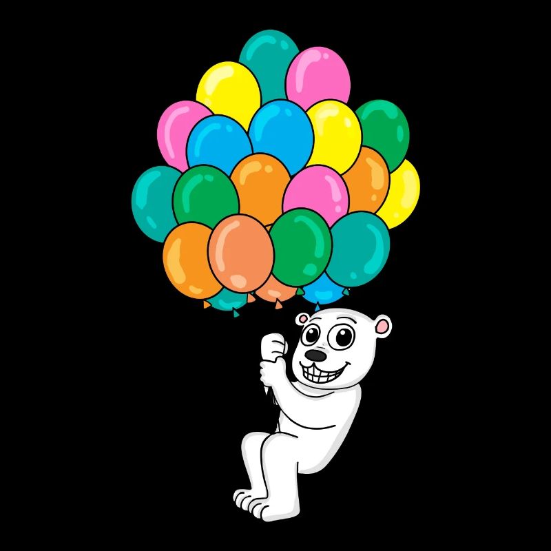Eisbär Luftballon