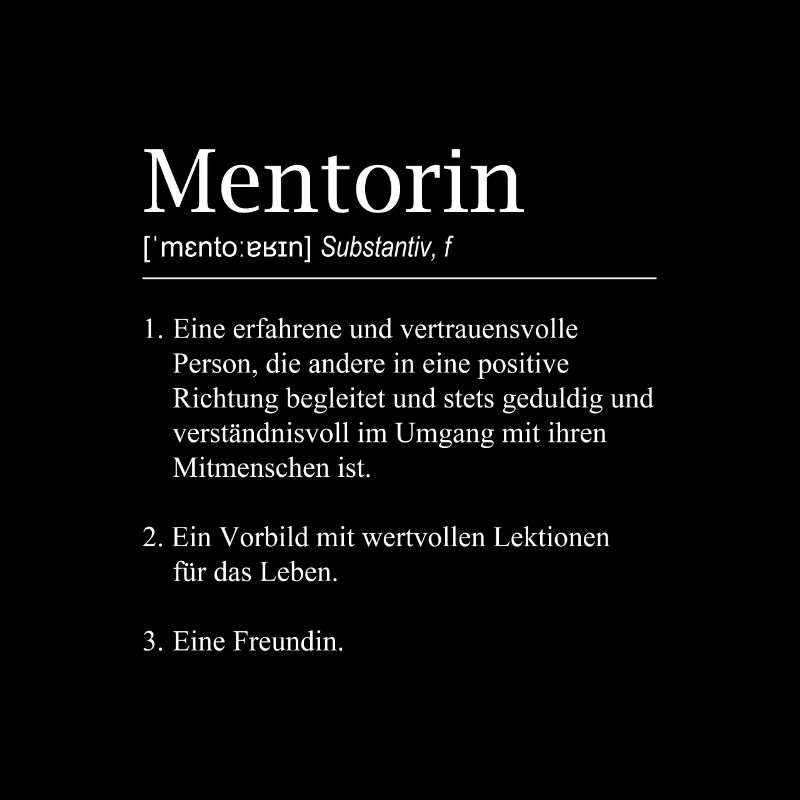 Mentorin LiA Definition Lehrerin