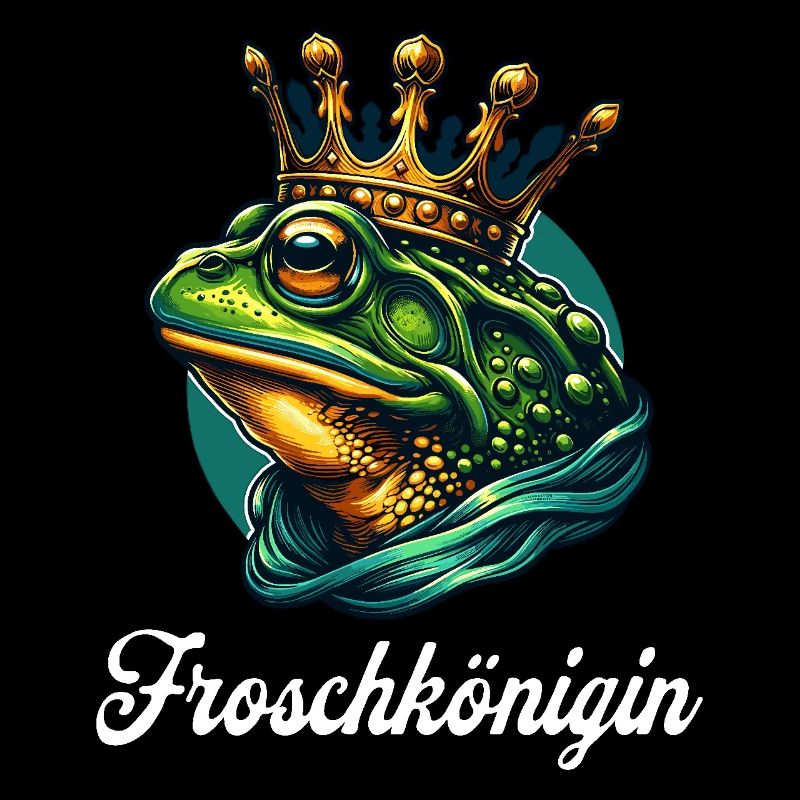 Froschkönigin Krone Partnerin Fasching Karneval