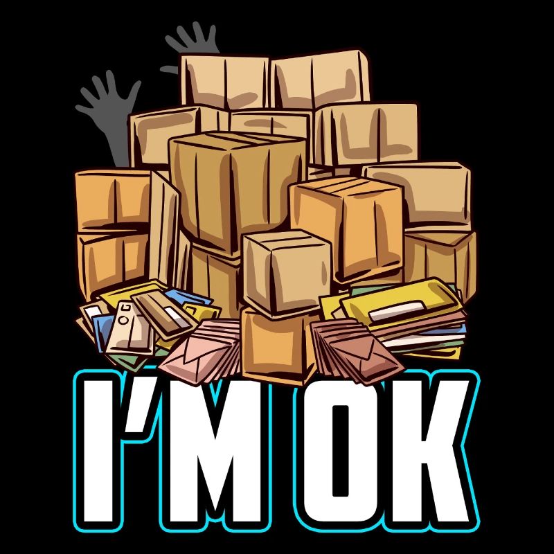 I'm Ok - Funny Postman Motif