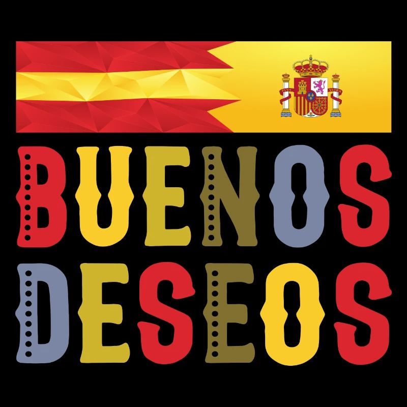 Buenos Deseos - Tshirt de félicitations