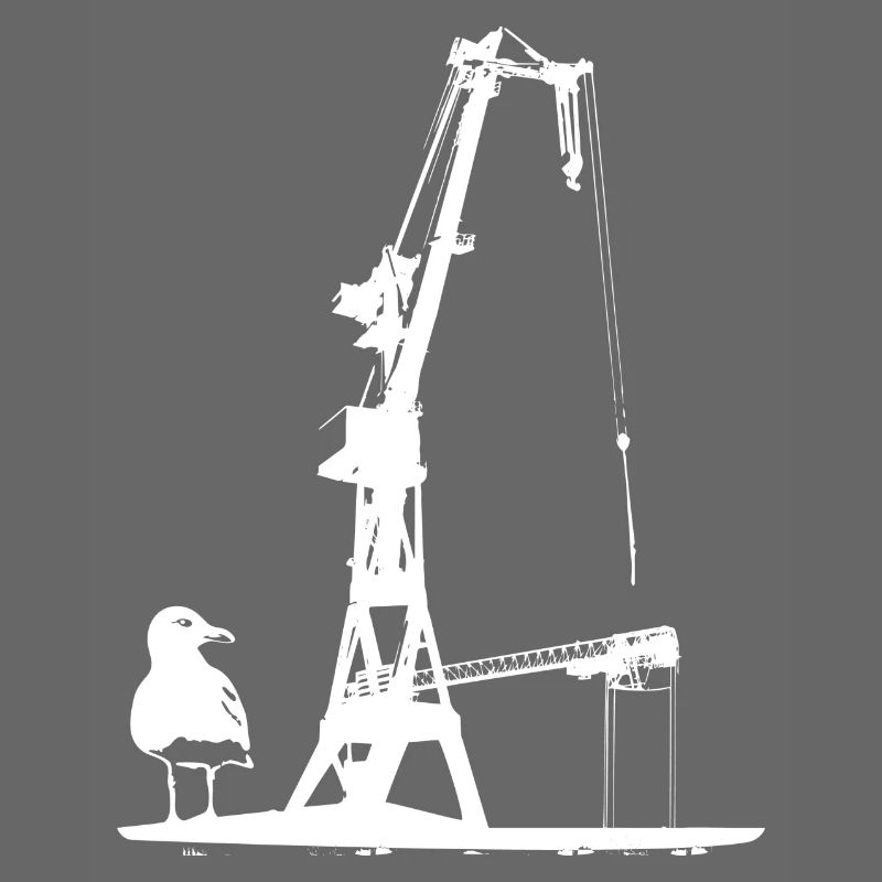 Hafenkran Werft Schiffsbau Dock Hamburg Möwe