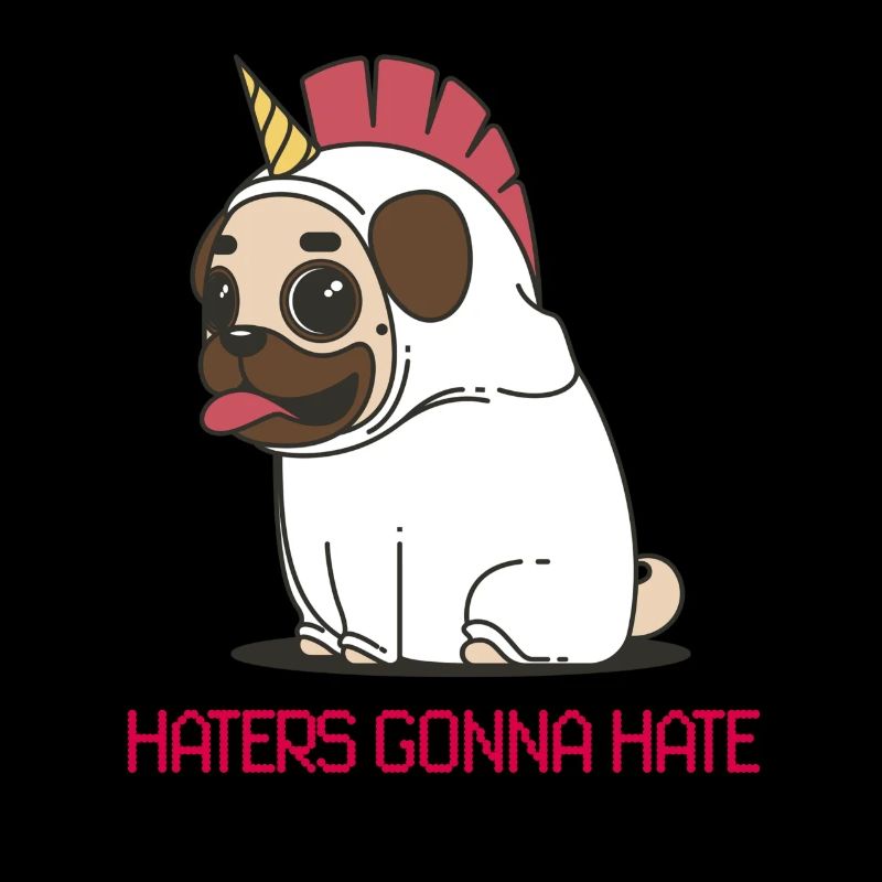 HATERS GONNA HATE UNICORN