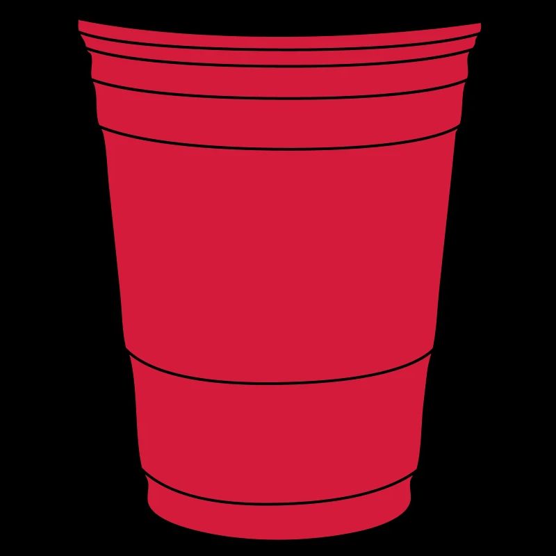 Roter Becher