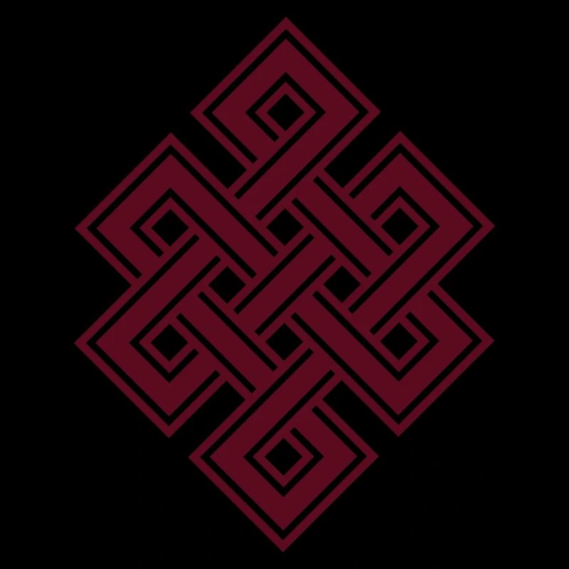 Endlos Knoten, Tibet, Unendlich, Buddhismus, Glück