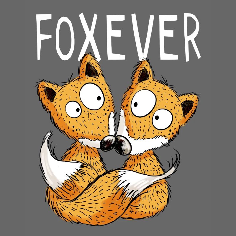 Foxever - Forever - Fox - Love - Couple - Gift