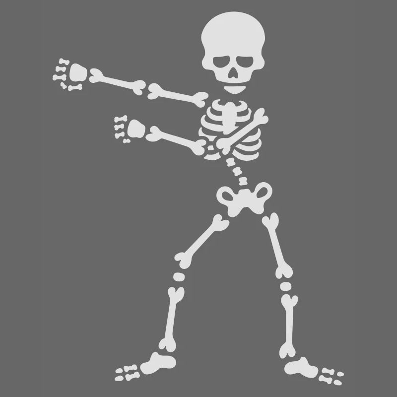 The floss dance flossing backpack boy kid skeleton