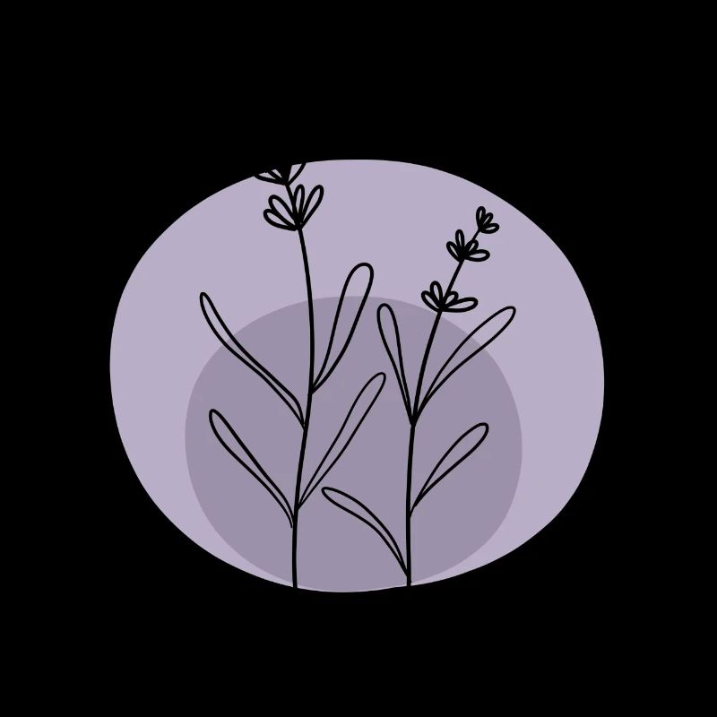 Lavender black purple