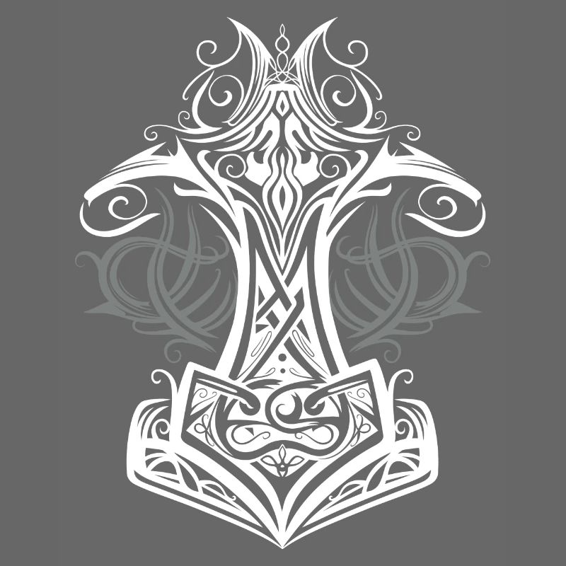 Marteau de Thor Mjolnir Viking symbole