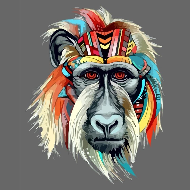 Folu the mandrill