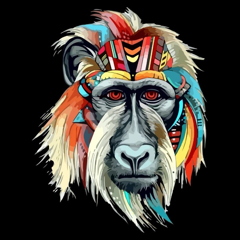 Folu the mandrill