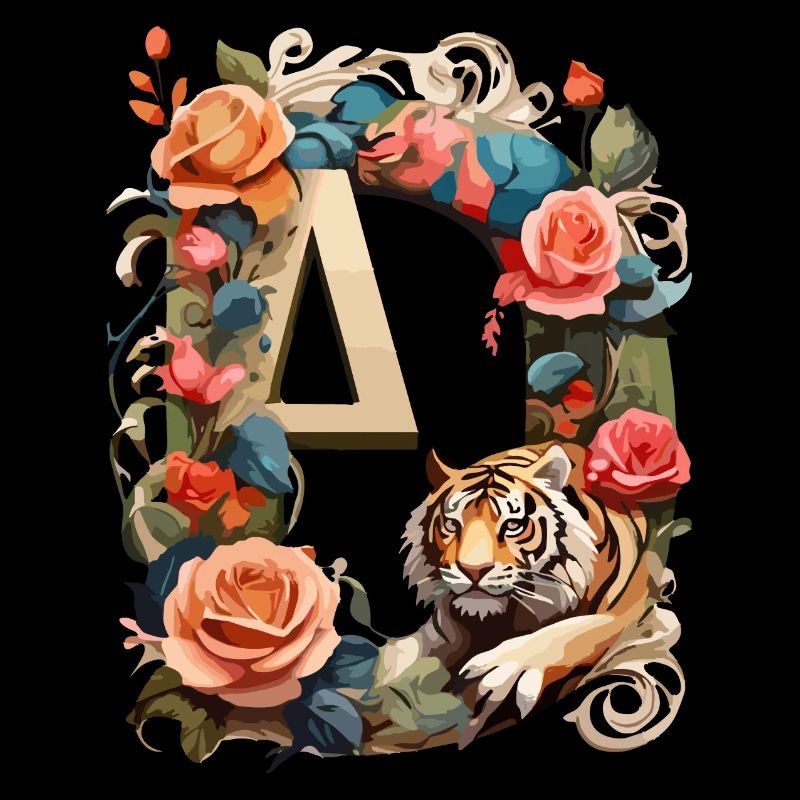 Bague Tigre et Fleurs