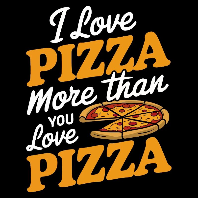 Conception de typographie Pizza Love