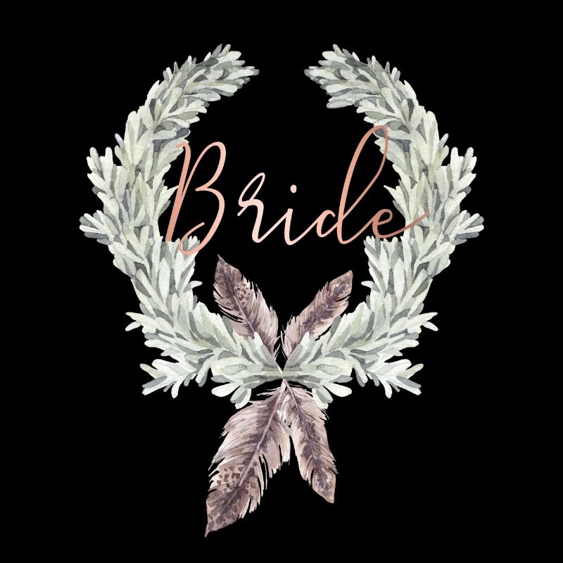 Boho Bride Lorbeerkranz JGA Hochzeit