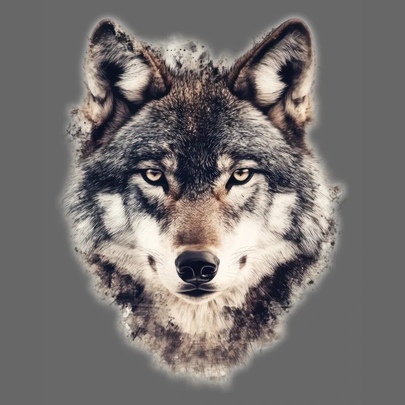 Wolf Gesicht