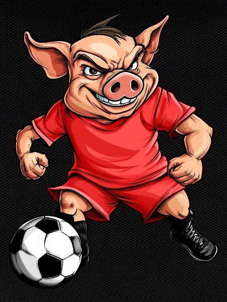 Schweinchen Fussball